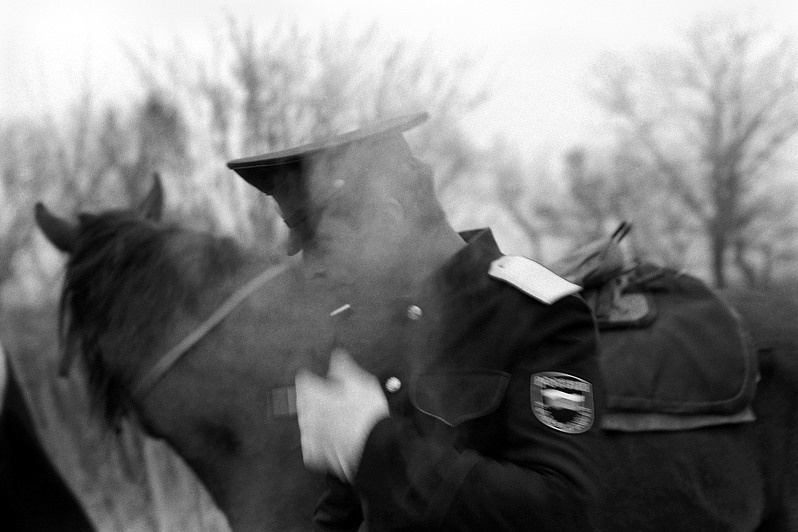 Smoke break | farm of Senshin, village of Oblivskaya district, Rostov-on-Don region, Russia, 2010