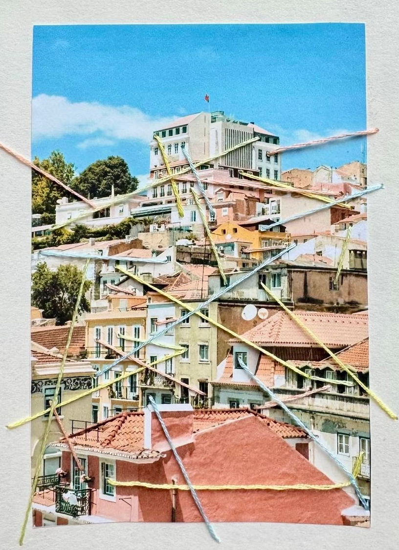 Collages. Natalia Naletova — artist and researcher working with textile, collage & memory