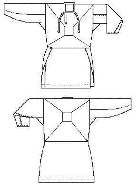 Рубаха из Выборга, Дания, XI век,. КРиС «НОРТМАН»