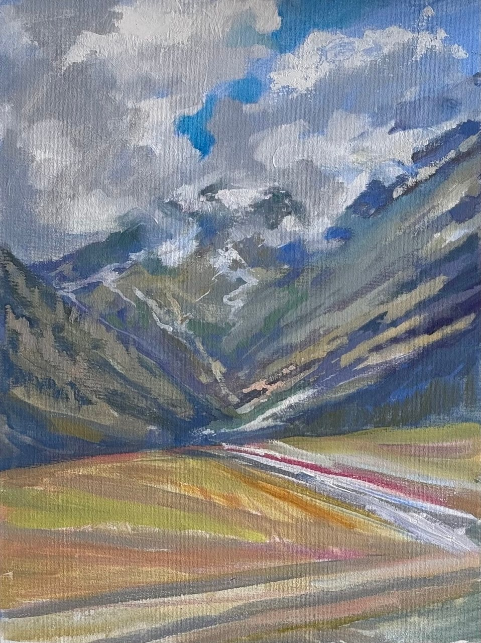 2025 “Heart of the Mountains”. Olga Savelova, artist and painter