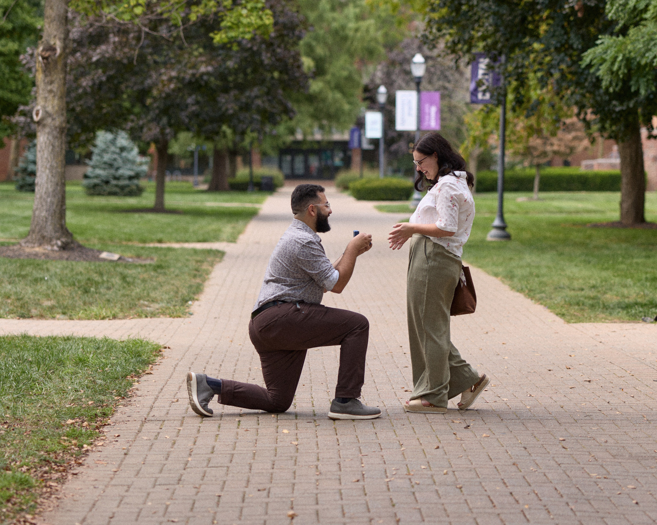 Capital University Proposal | Columbus Ohio Proposal Photographer