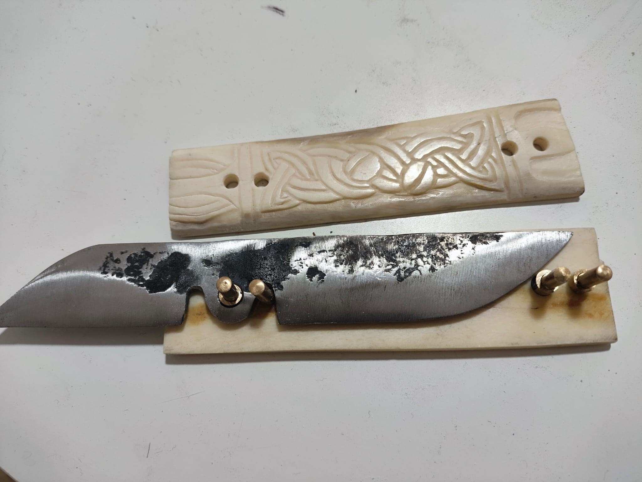 Двухсторонний нож. מועדון השחזור ההיסטורי “נורטמן”