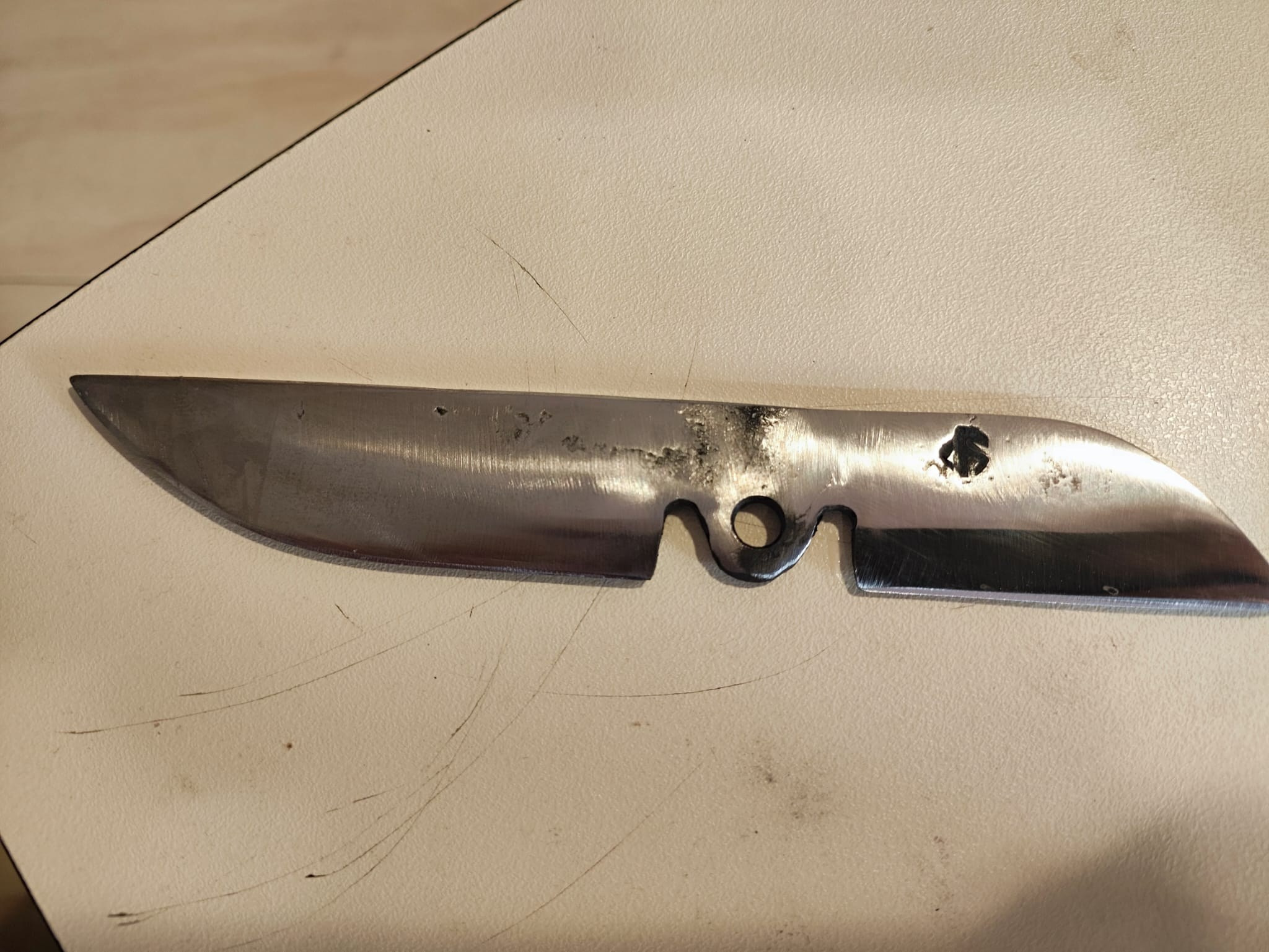 Двухсторонний нож. מועדון השחזור ההיסטורי “נורטמן”