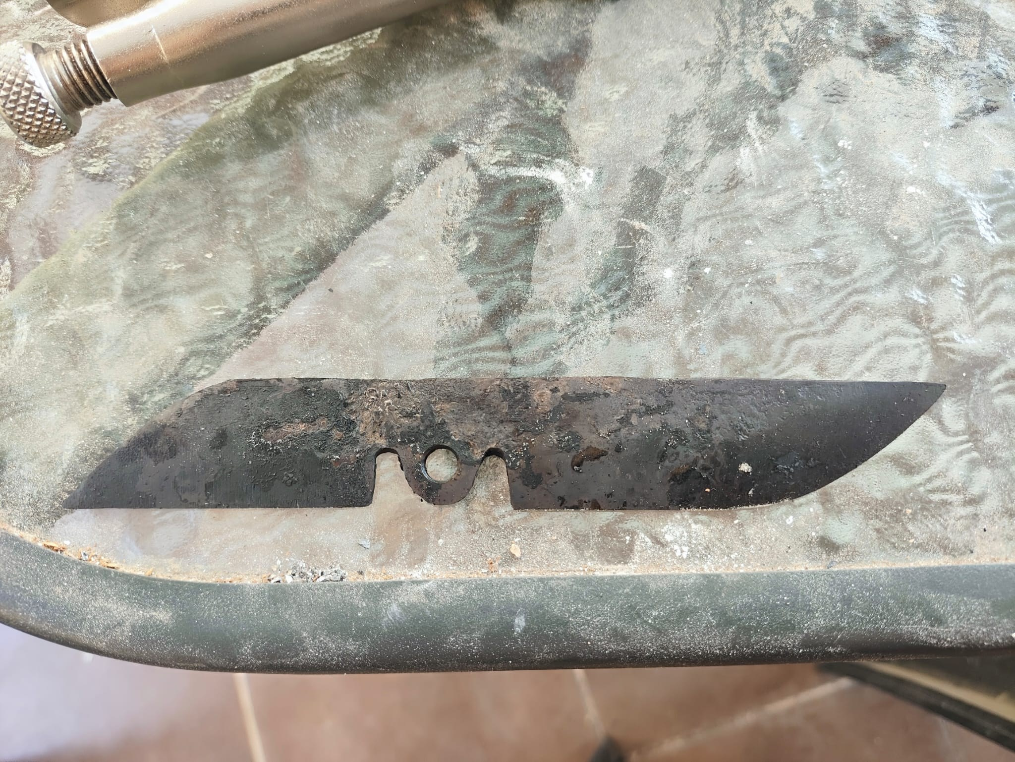 Двухсторонний нож. מועדון השחזור ההיסטורי “נורטמן”