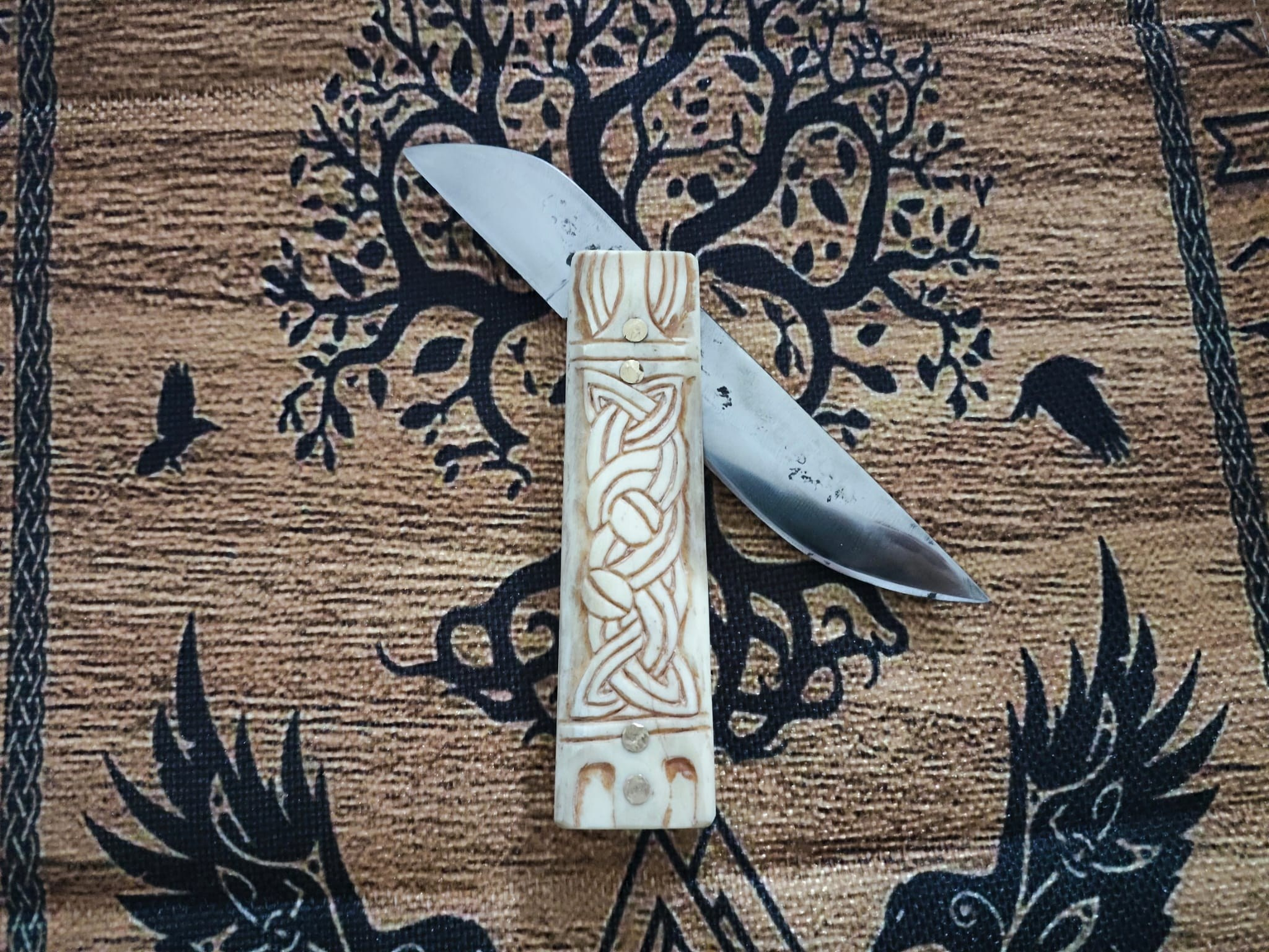 Двухсторонний нож. מועדון השחזור ההיסטורי “נורטמן”