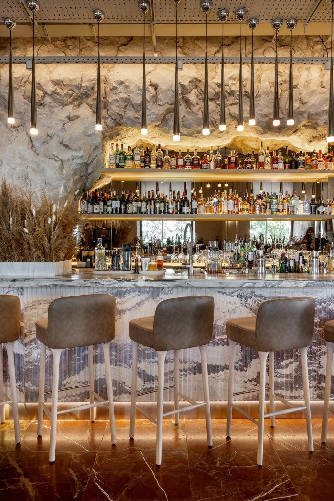 MARBL RESTAURANT. Interior Design & 3D Rendering | Alena Bulataya Design Buro