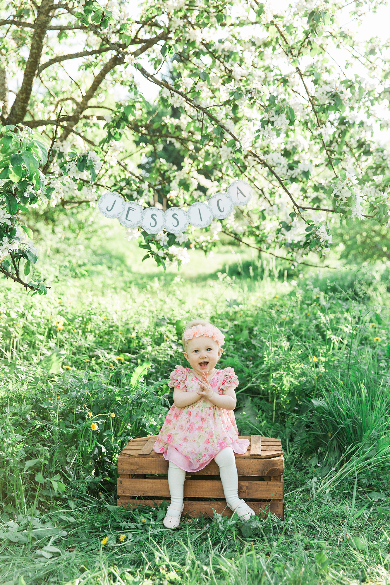 Yksivuotiskuvaus omenatarhassa, Helsingissä