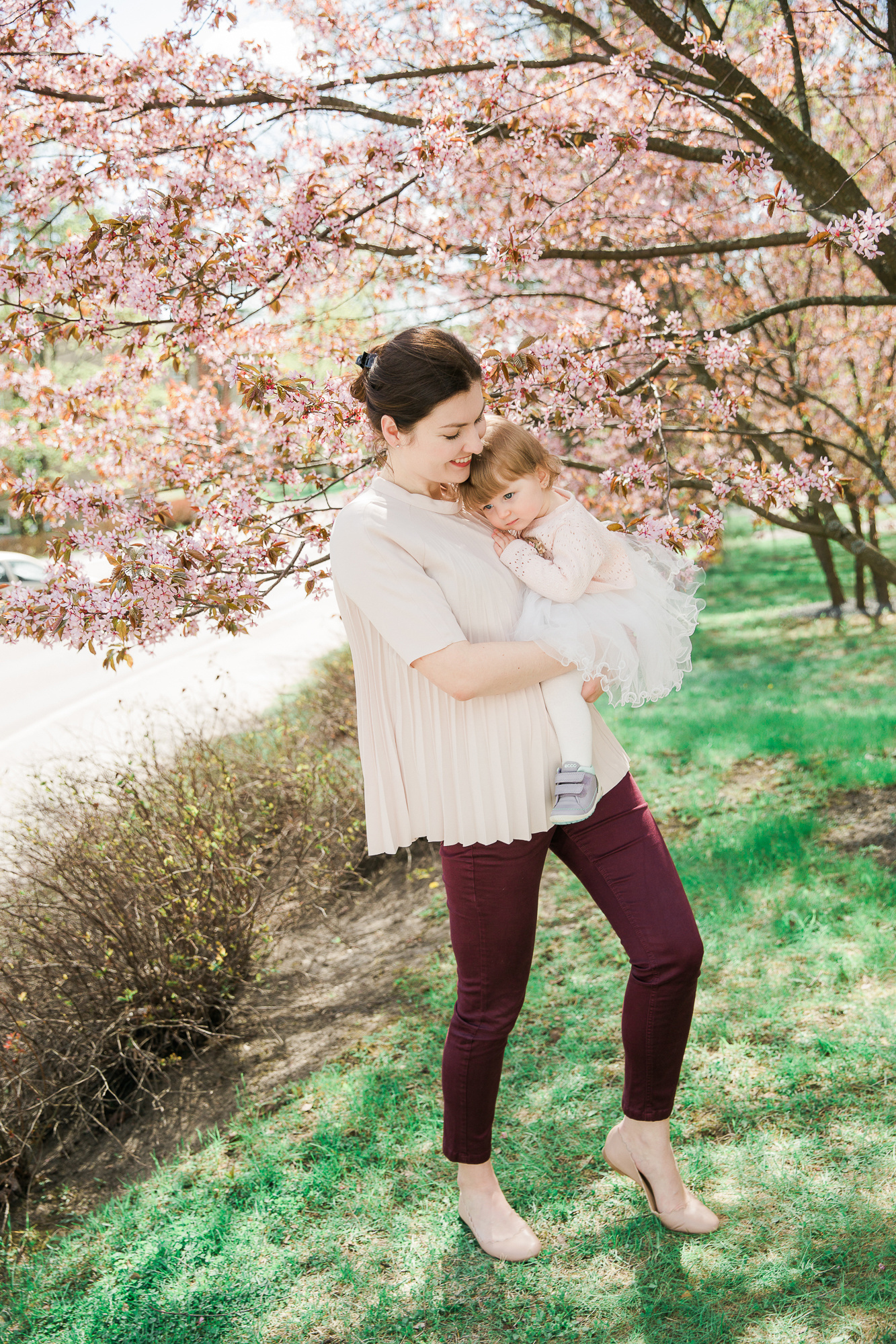 1-vuotiskuvaus Helsingin kirsikkapuistossa