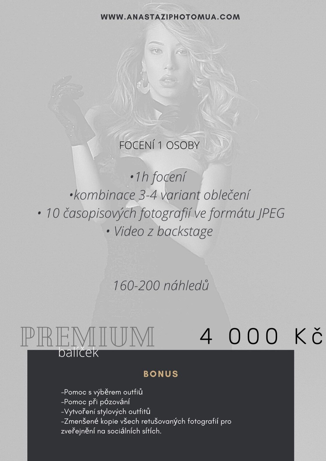 Ceník. @anastaziphotomua I W.O.W STUDIO