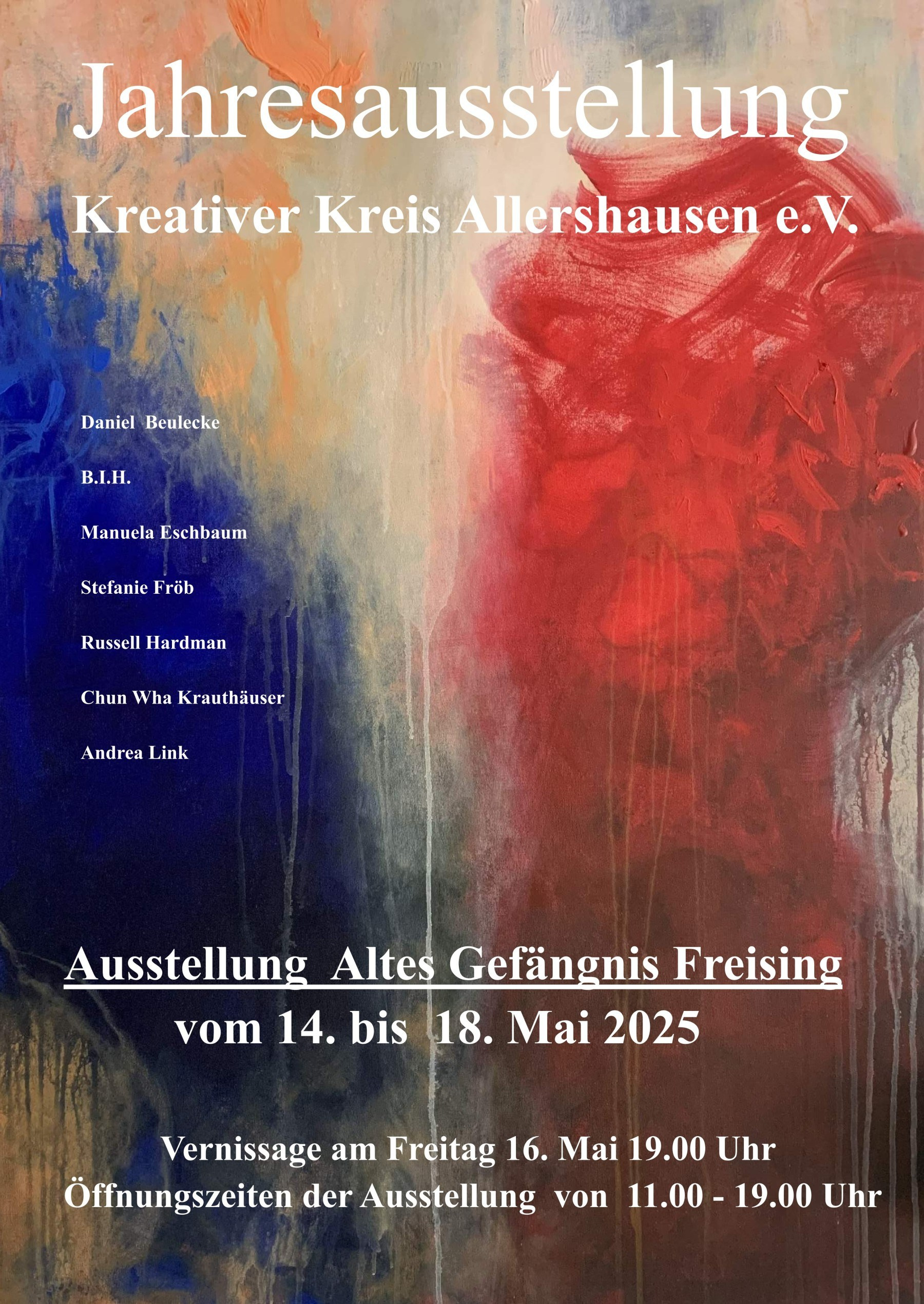 Jahresausstellung Kreativer Kreis Allershausen 2025 · Zeitgenössische Kunst von Daniel Beulecke im Alten Gefängnis Freising