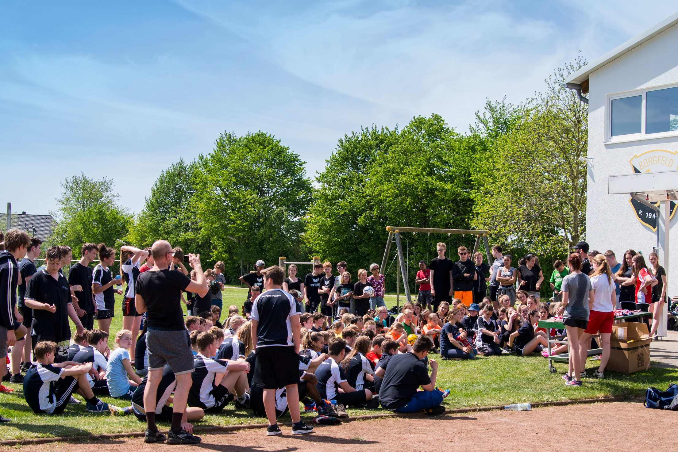 Schulfaustball. TSV Borgfeld Faustball