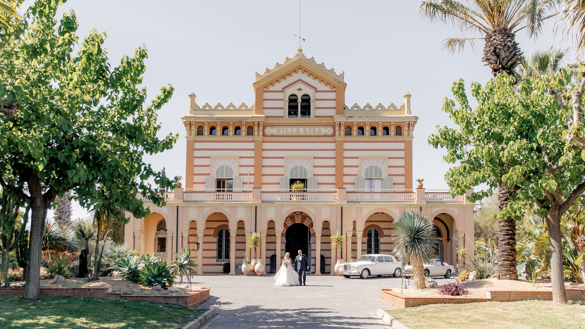 Iconic wedding venue Gran Villa Rosa, Barcelona