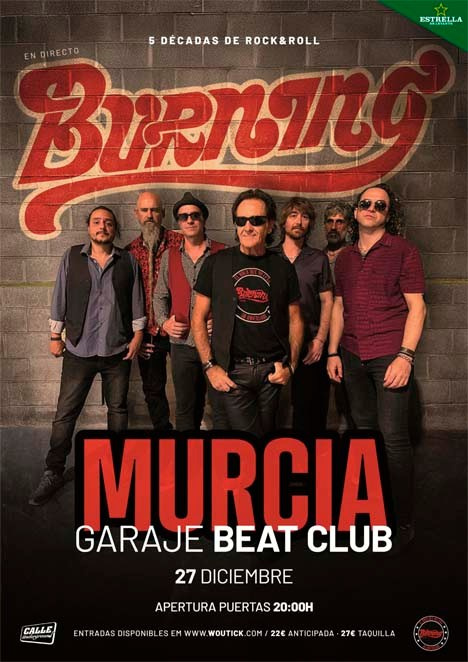 Burning: 50 лет рок-легенде испанского рока | Концерт в Мурсии | FOTKAI