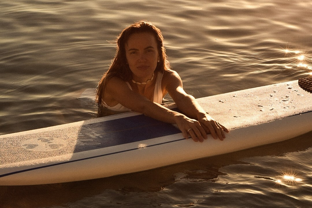 A girl on the beach photoshoot