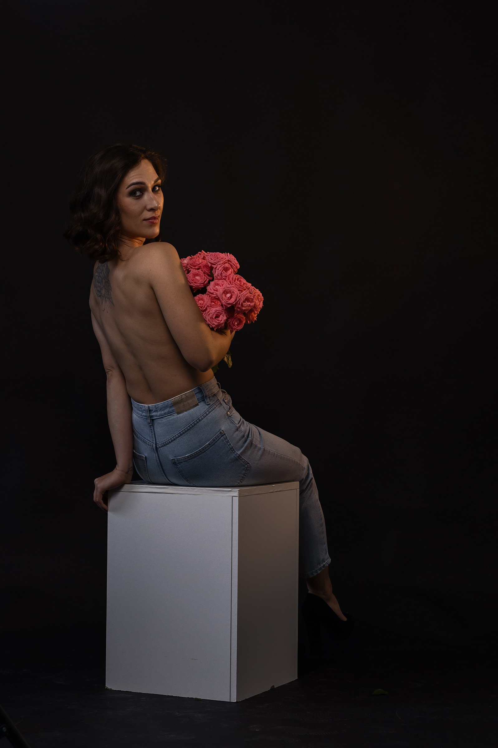 Фотограф Даугавпилс | фотосессия в студии в Даугавпилсе с розами