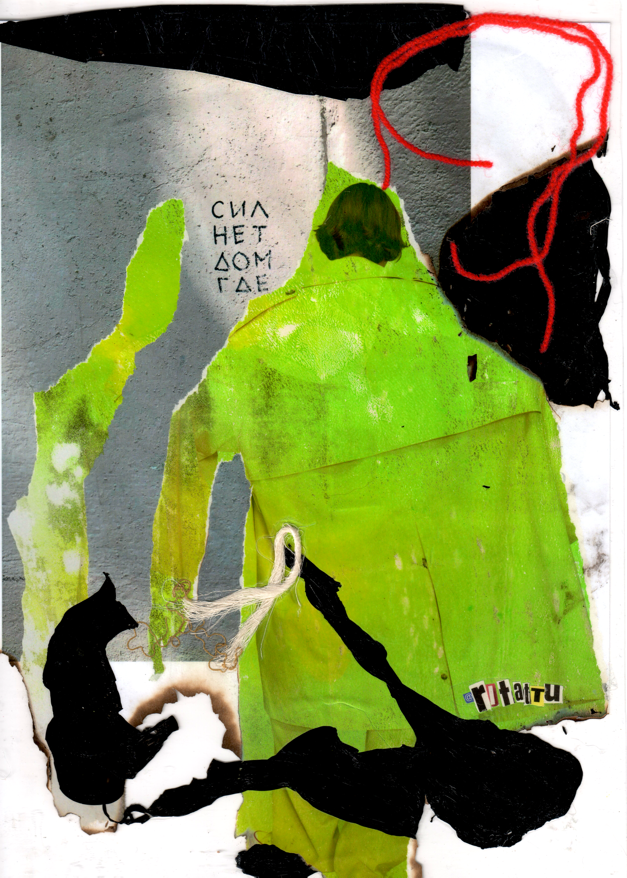 No strength, where is home?. Rita Salnikova — Collage Artist and Visual Creator in Grenoble France