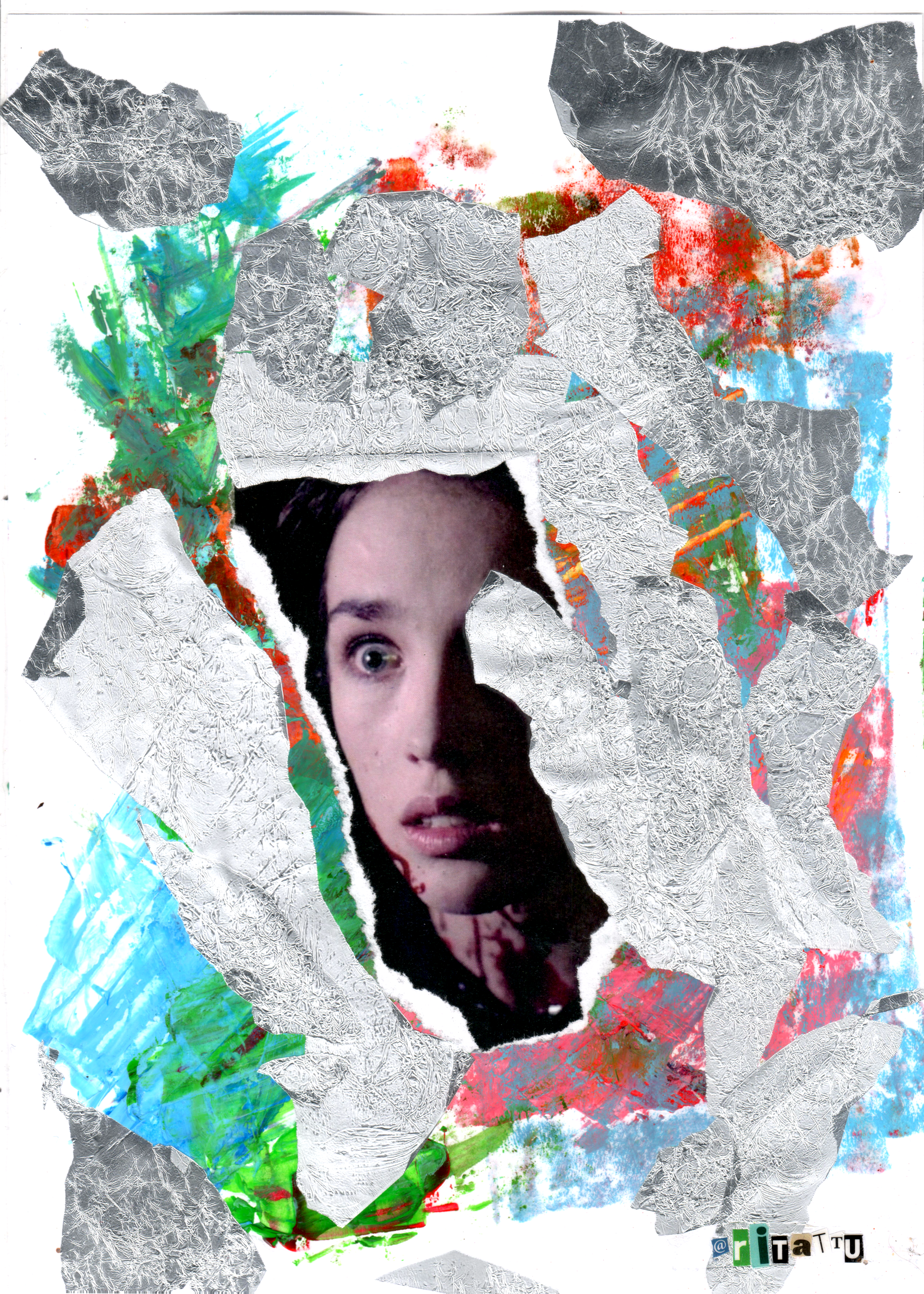 Even if I’m afraid. Rita Salnikova — Collage Artist and Visual Creator in Grenoble France