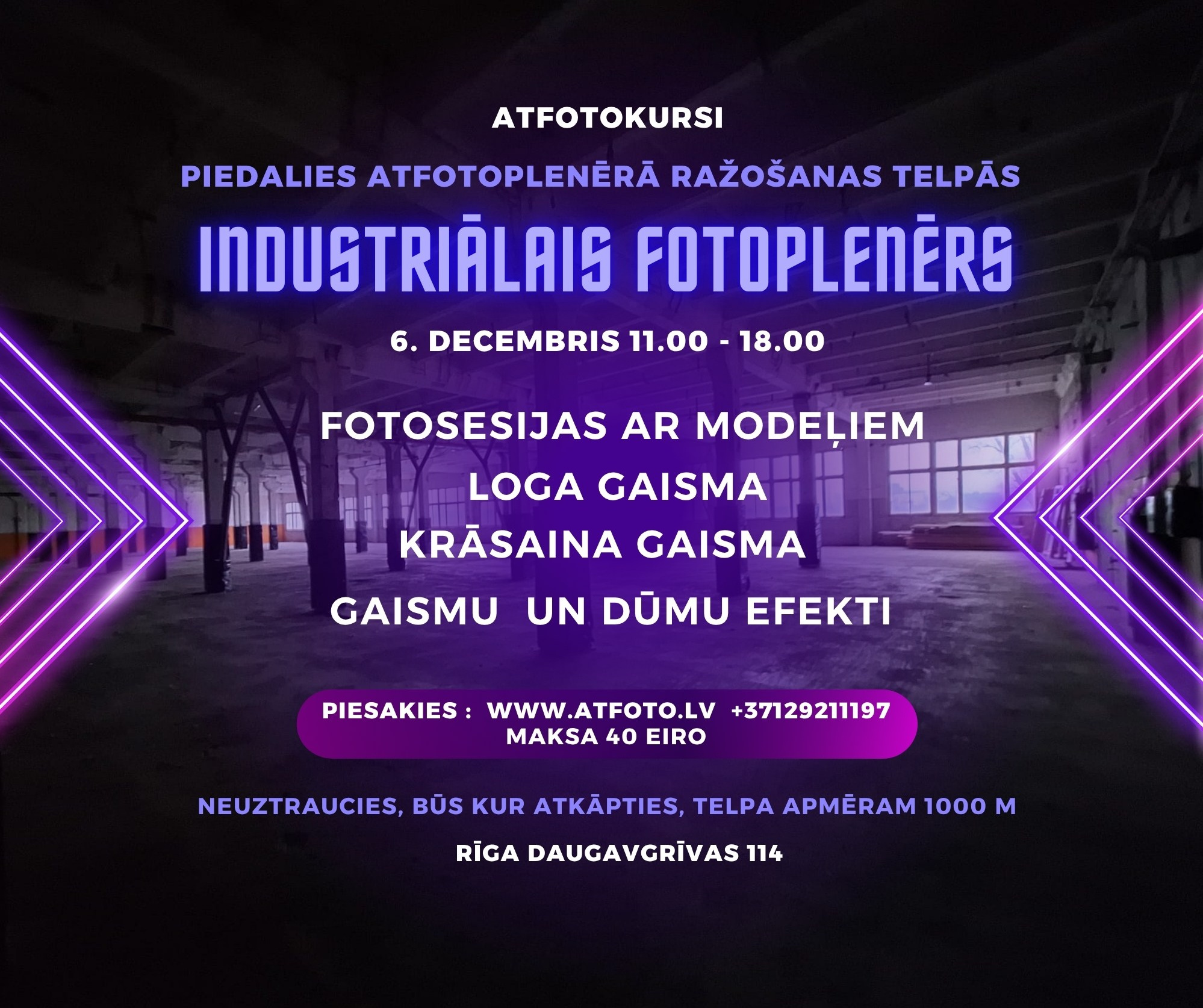 FOTOPLENĒRI. Fotokursi fotostudijā Rīgā. Profesionāls fotogrāfs Aivars Tipsis