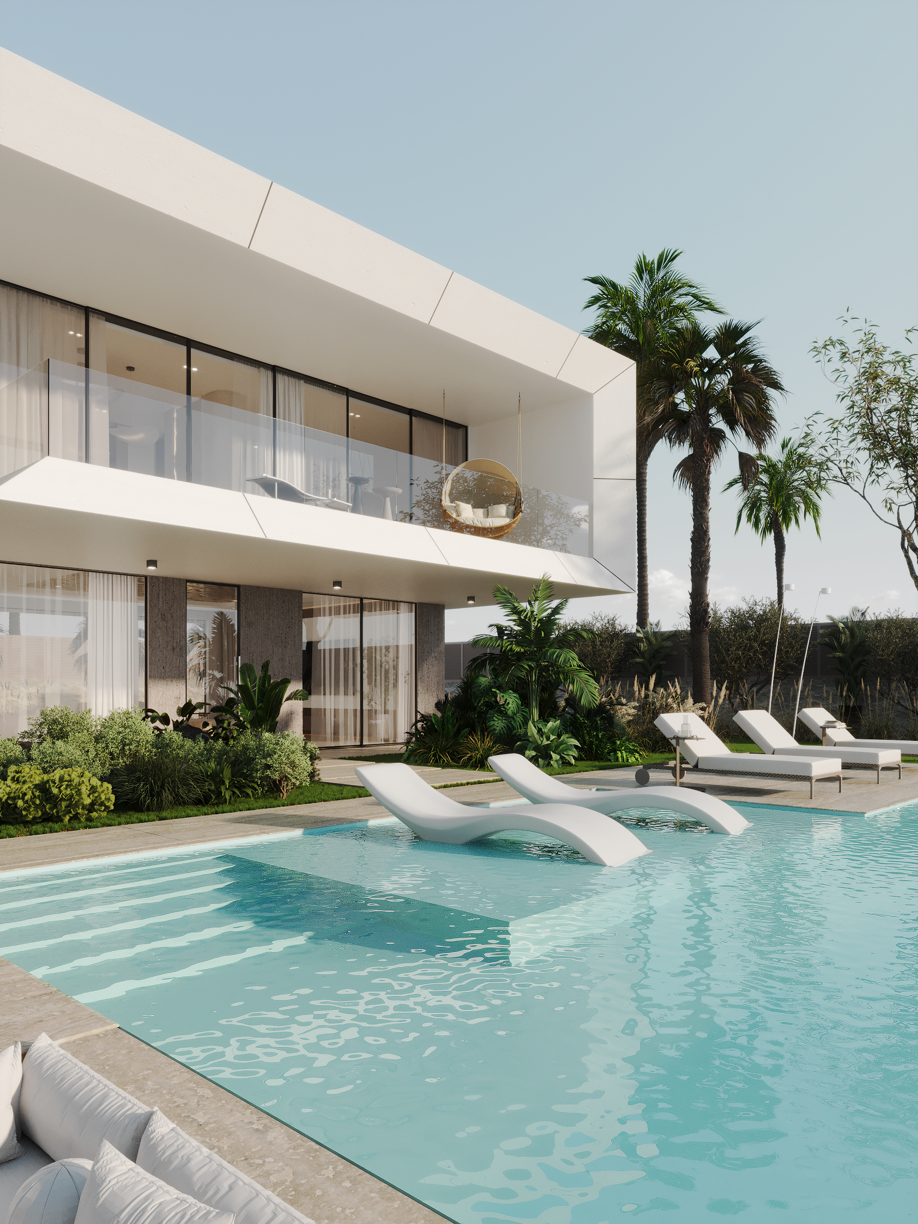 WHITE VILLA IN DUBAI