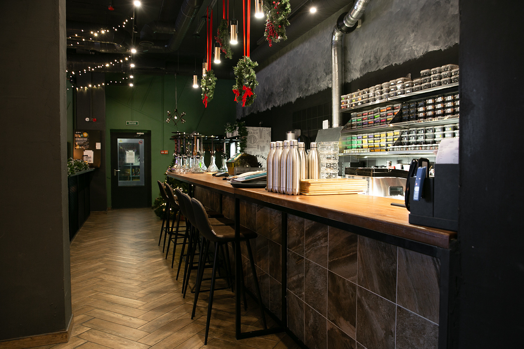 Разработка дизайна кальянной  —  «Endorphin Lounge»