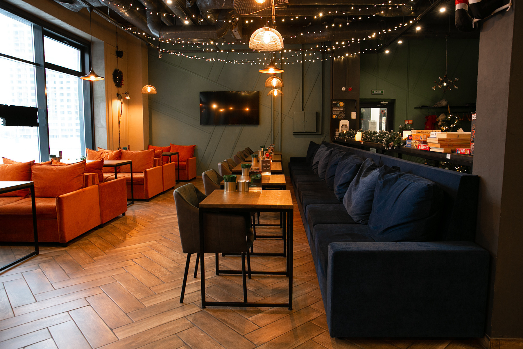 Разработка дизайна кальянной  —  «Endorphin Lounge»