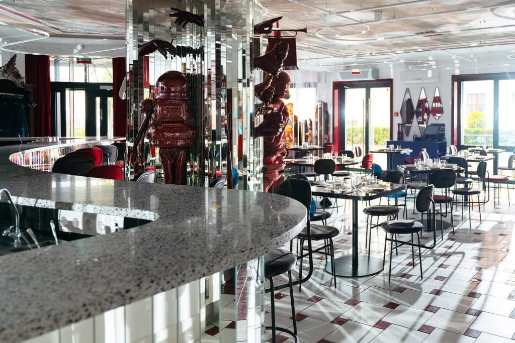 ZA POBEDOY FEEDING BAR. Interior Design & 3D Rendering | Alena Bulataya Design Buro