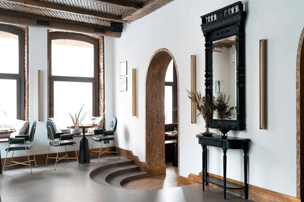 MOOD INDIGO RESTAURANT. Interior Design & 3D Rendering | Alena Bulataya Design Buro
