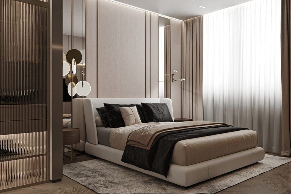 ELEGANT APARTMENT. Interior Design & 3D Rendering | Alena Bulataya Design Buro