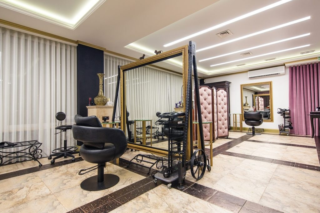 LADY GADIVA HAIR & BEAUTY SALON. Interior Design & 3D Rendering | Alena Bulataya Design Buro
