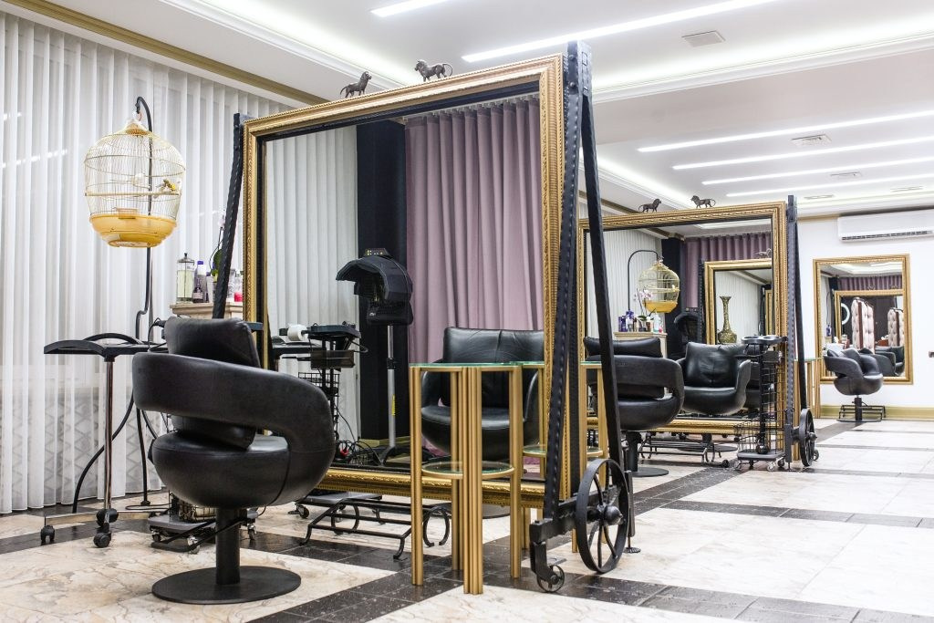 LADY GADIVA HAIR & BEAUTY SALON. Interior Design & 3D Rendering | Alena Bulataya Design Buro