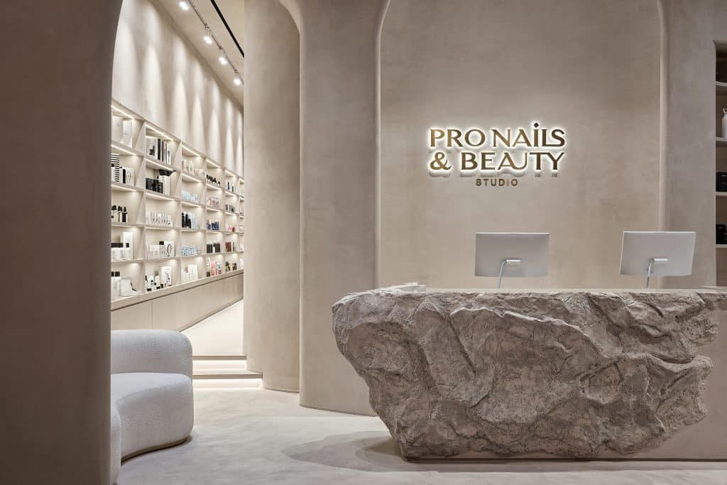 PRO NAILS & BEAUTY STUDIO. Interior Design & 3D Rendering | Alena Bulataya Design Buro
