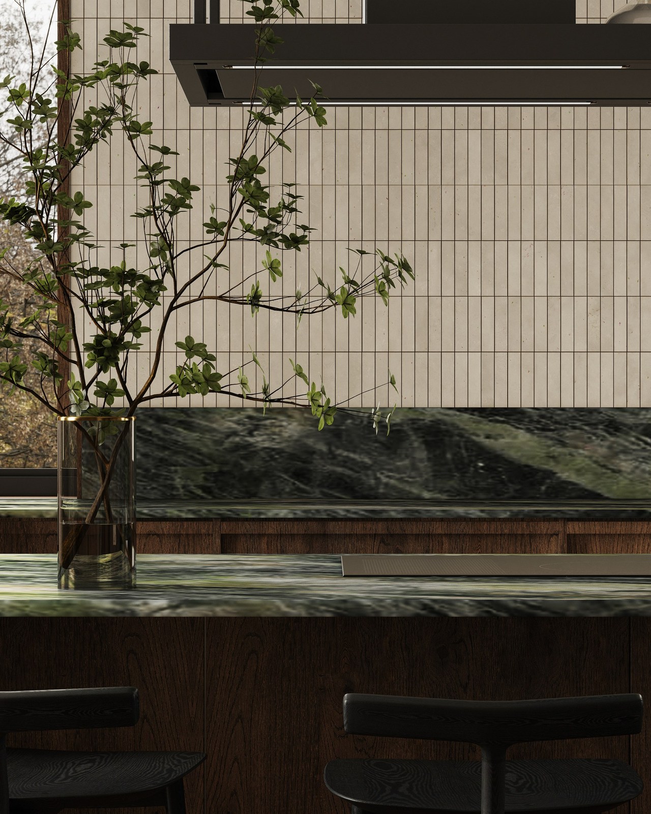 Interior design concept render