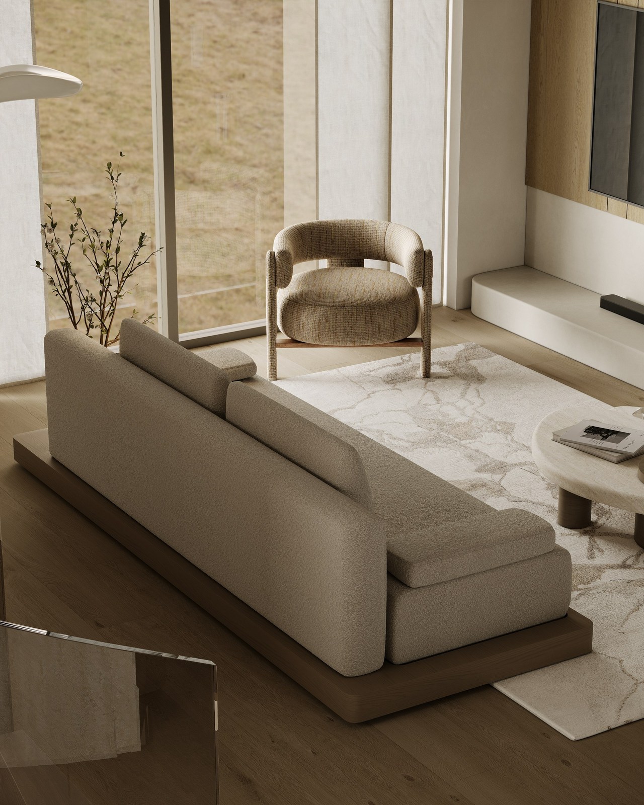 Linea sofa lifestyle mobile 3