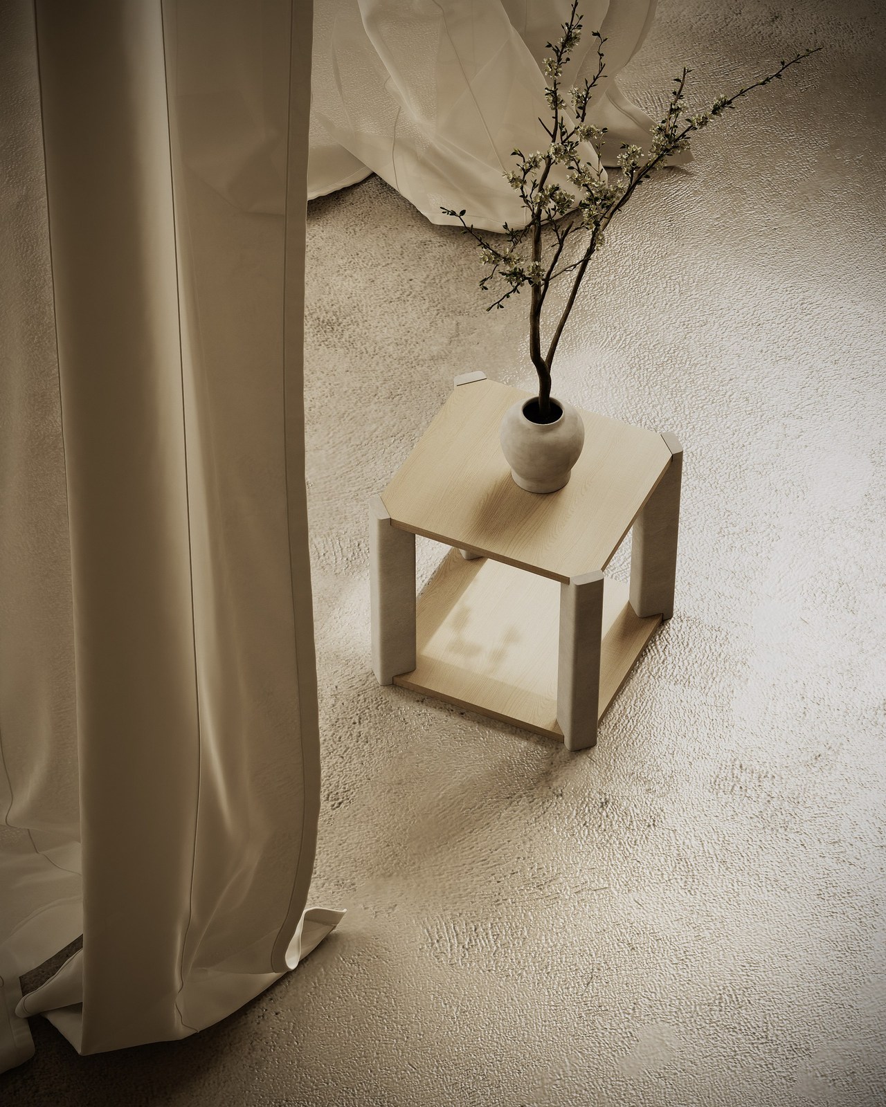 Qube coffee table lifestyle mobile 5