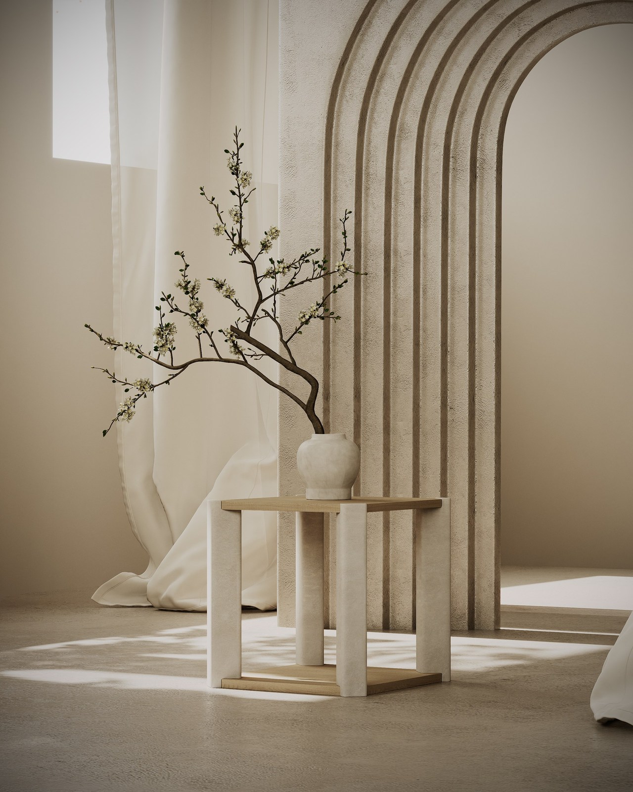 Qube coffee table lifestyle mobile 6