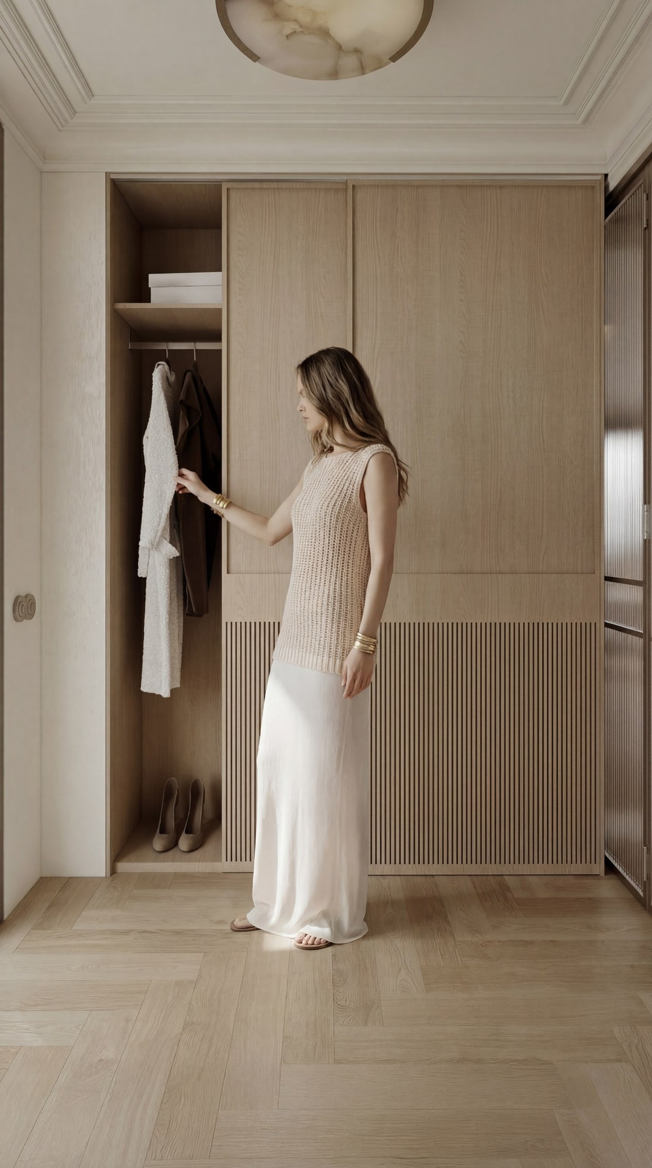 a_woman_standing_sideways_near_a_minimalist_wardrobe_with_light_wood_sliding_doors_she_gently_touch_y2mbh6zjt4a4qic580a0_1.jpg
