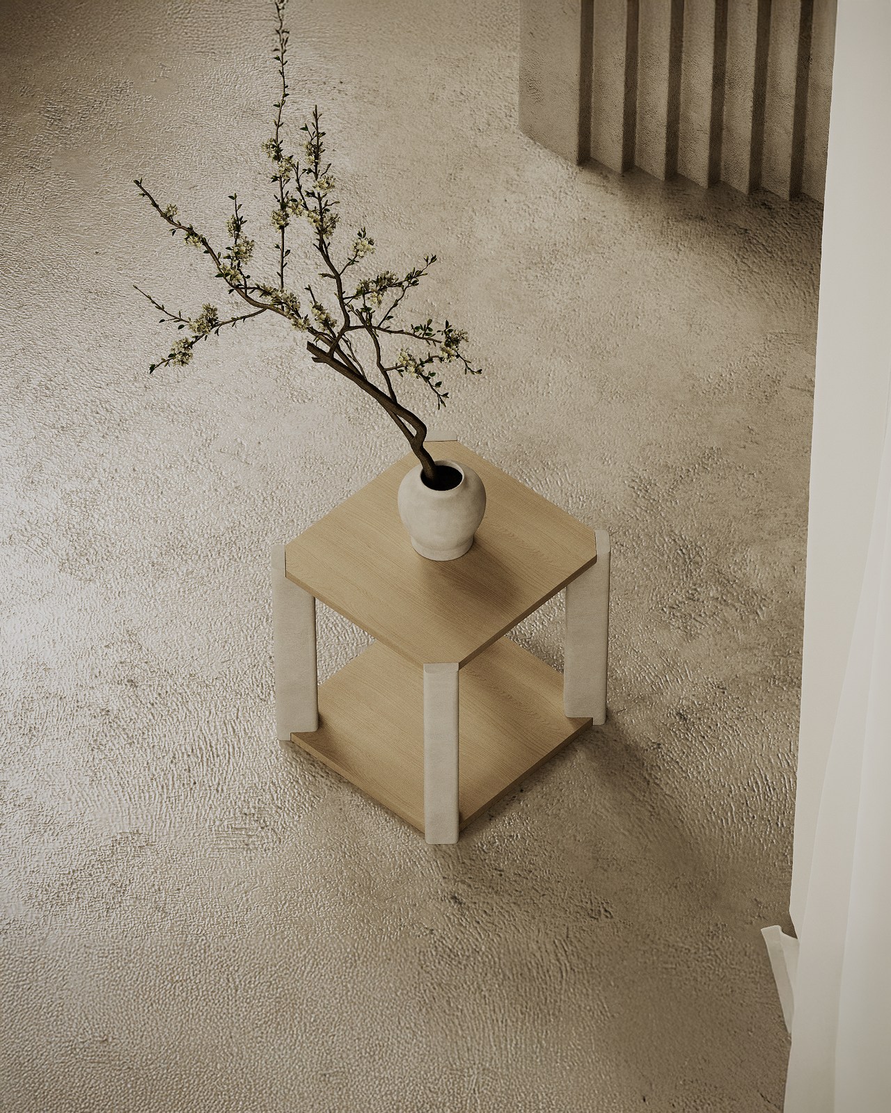 Qube coffee table lifestyle mobile 0