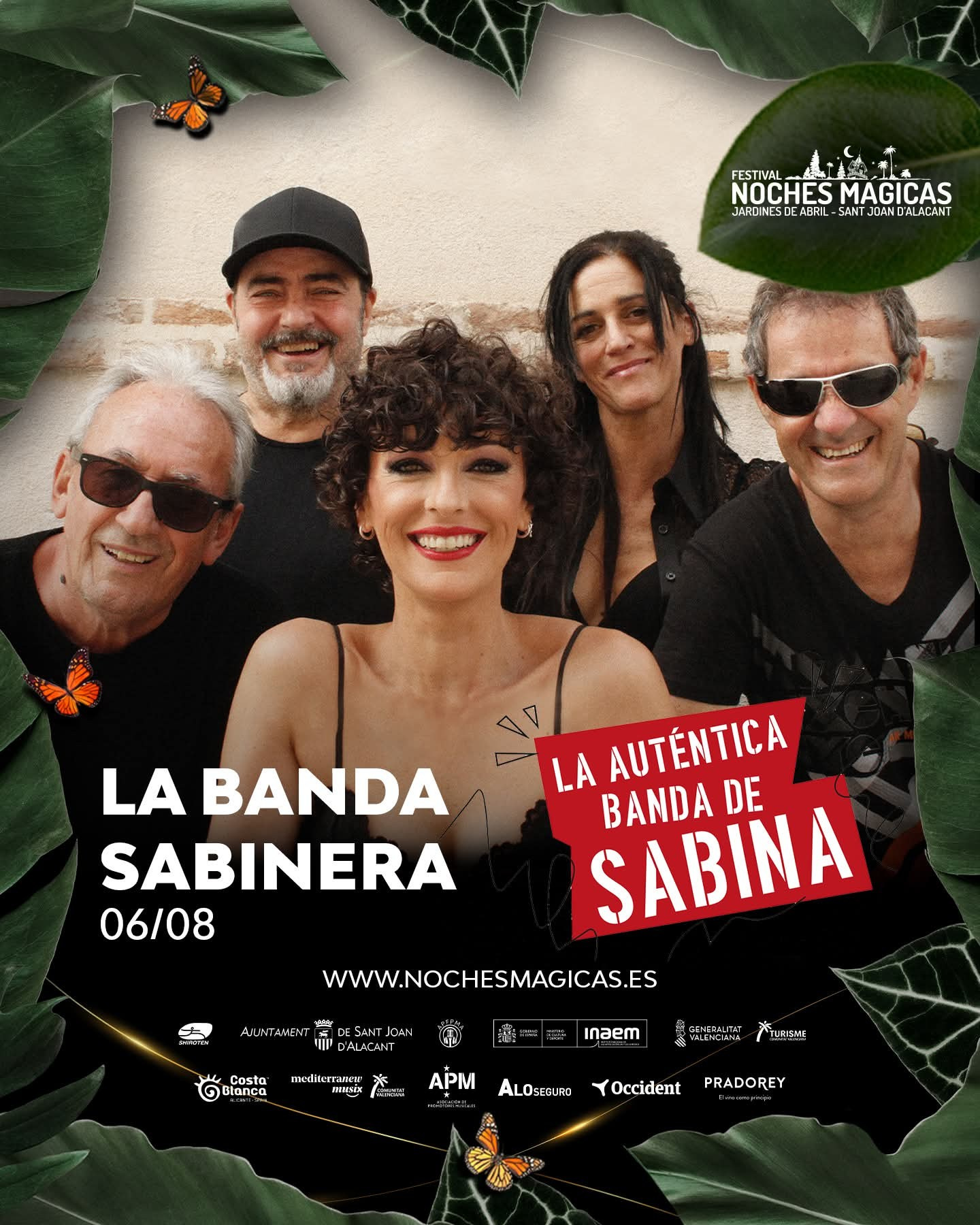 La Banda Sabinera pone el broche final al Festival Noches Mágicas 2026 este jueves 6 de agosto | FOTKAI