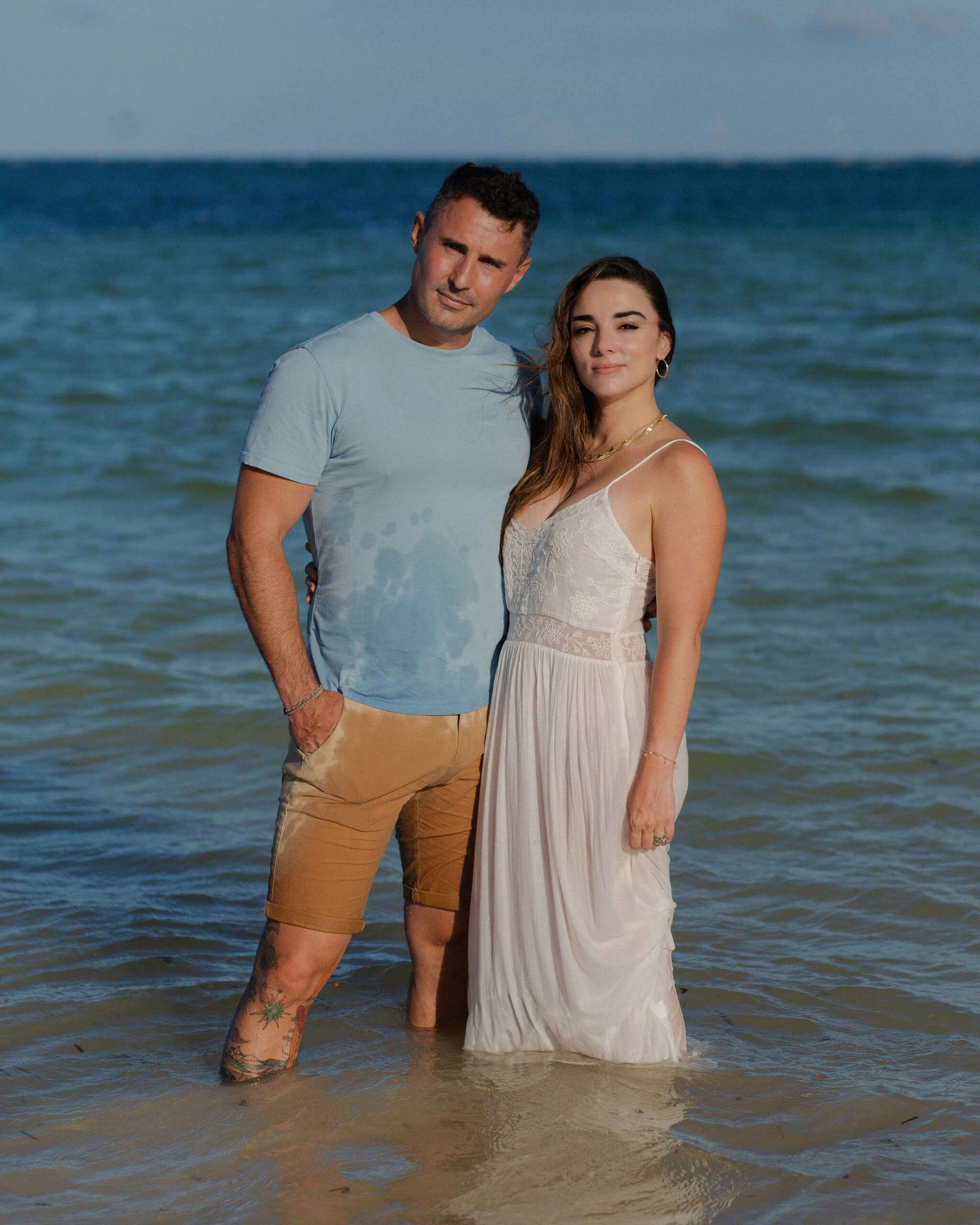Seaside Kenya couple portrait session, Diani Beach.