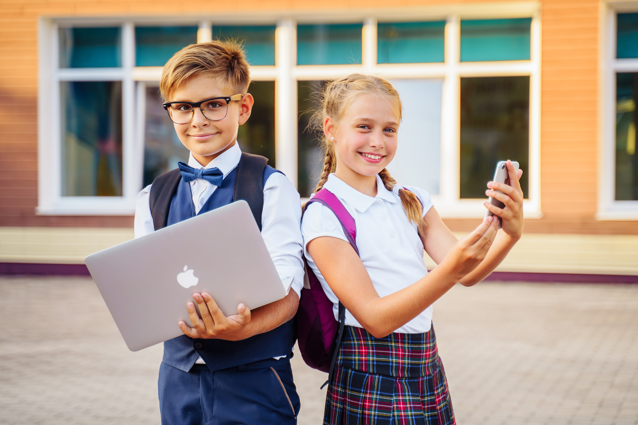 End of year portraits. School