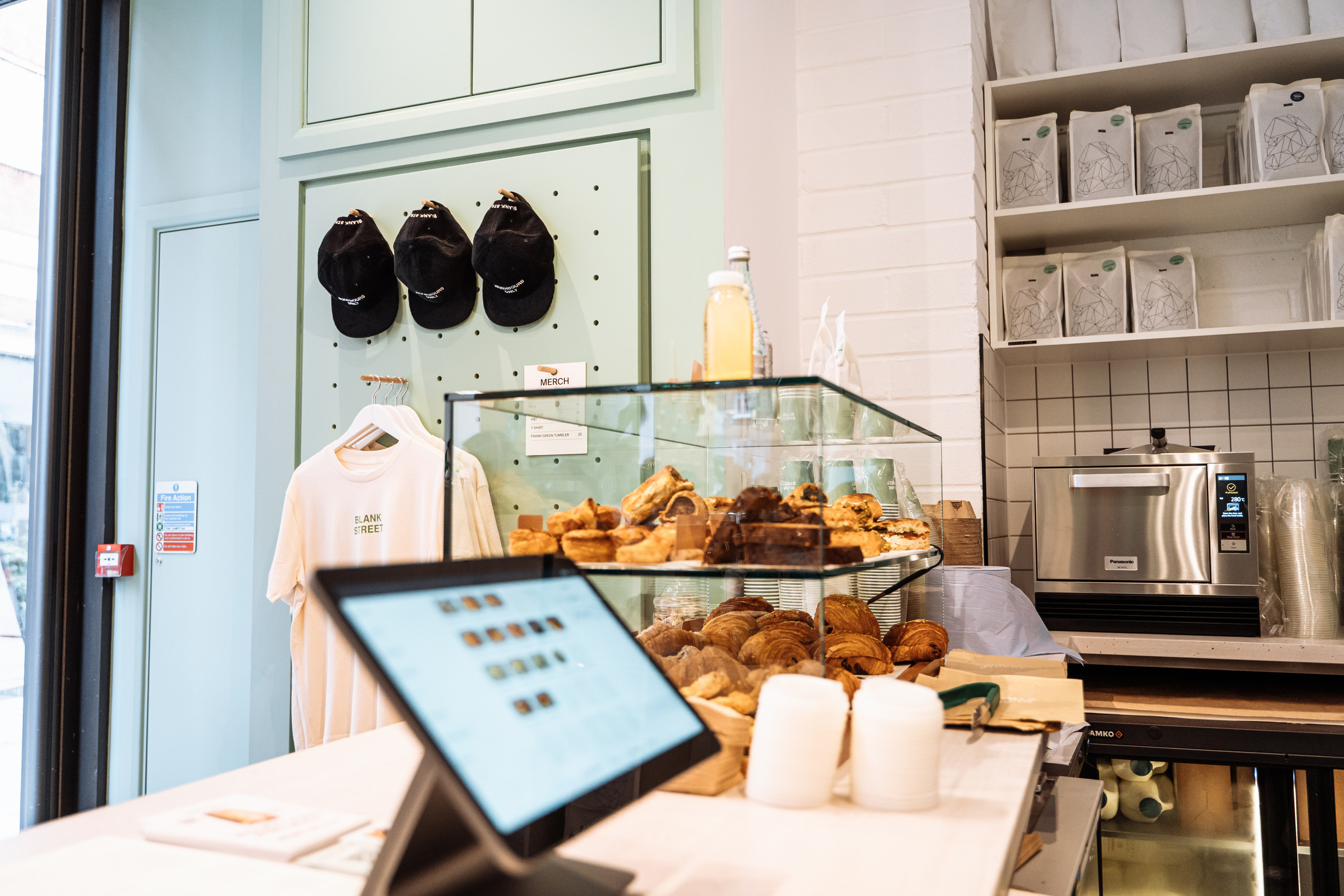 “Blank street” cafe opening. London