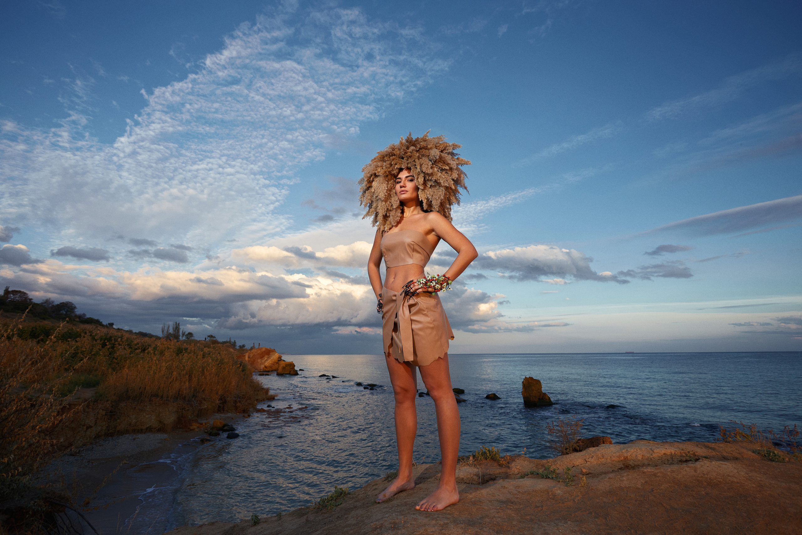 Зйомка календаря для студії флористики