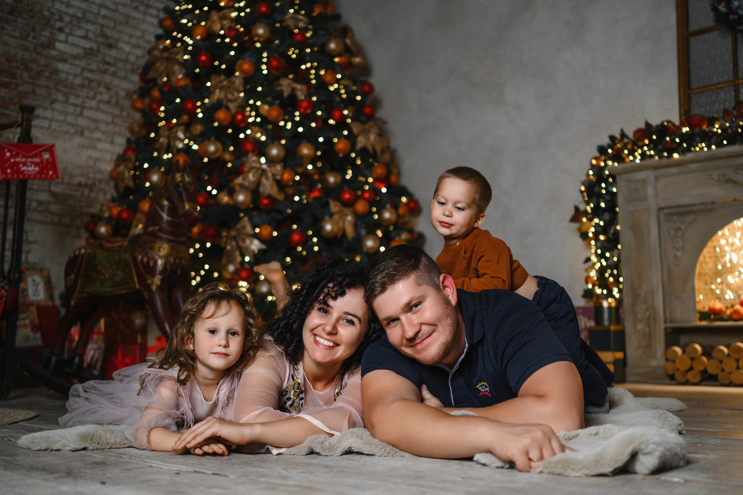 Новогодняя семейная сьемка для Паличевых. Budu Art