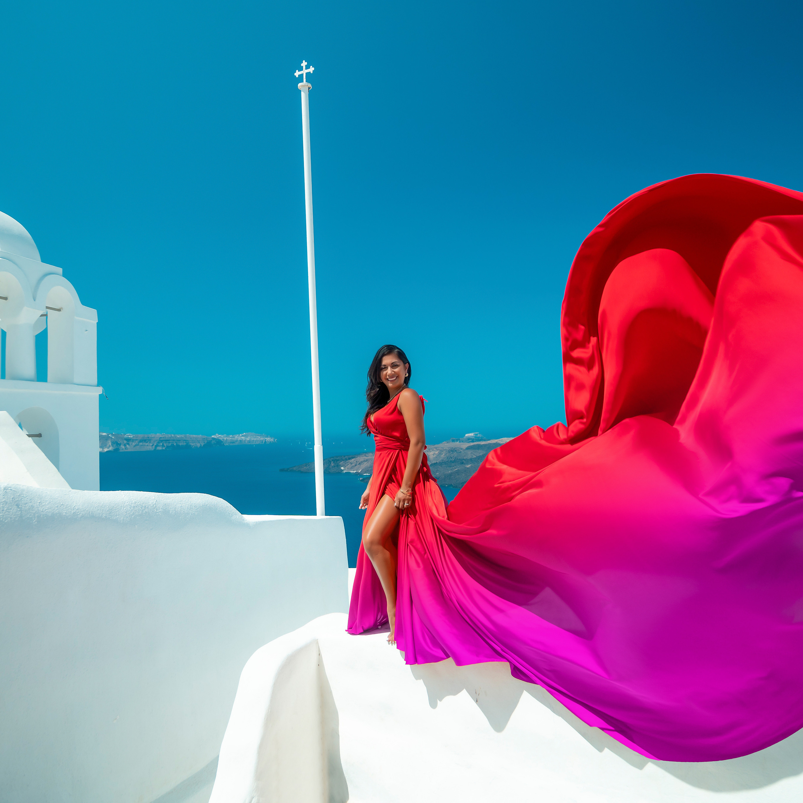 Thira in&nbsp;the morning