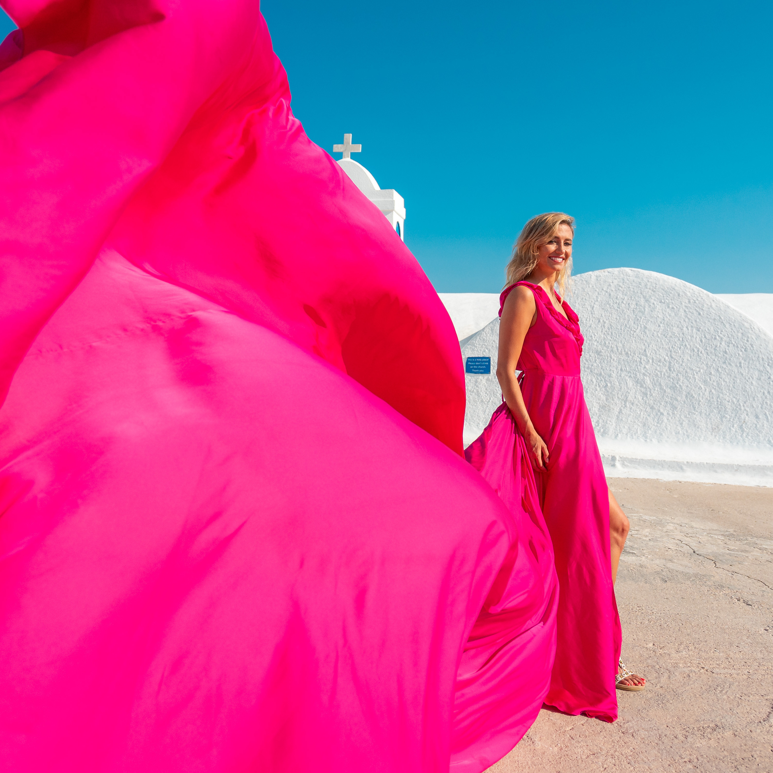 Fuchsia ruffles