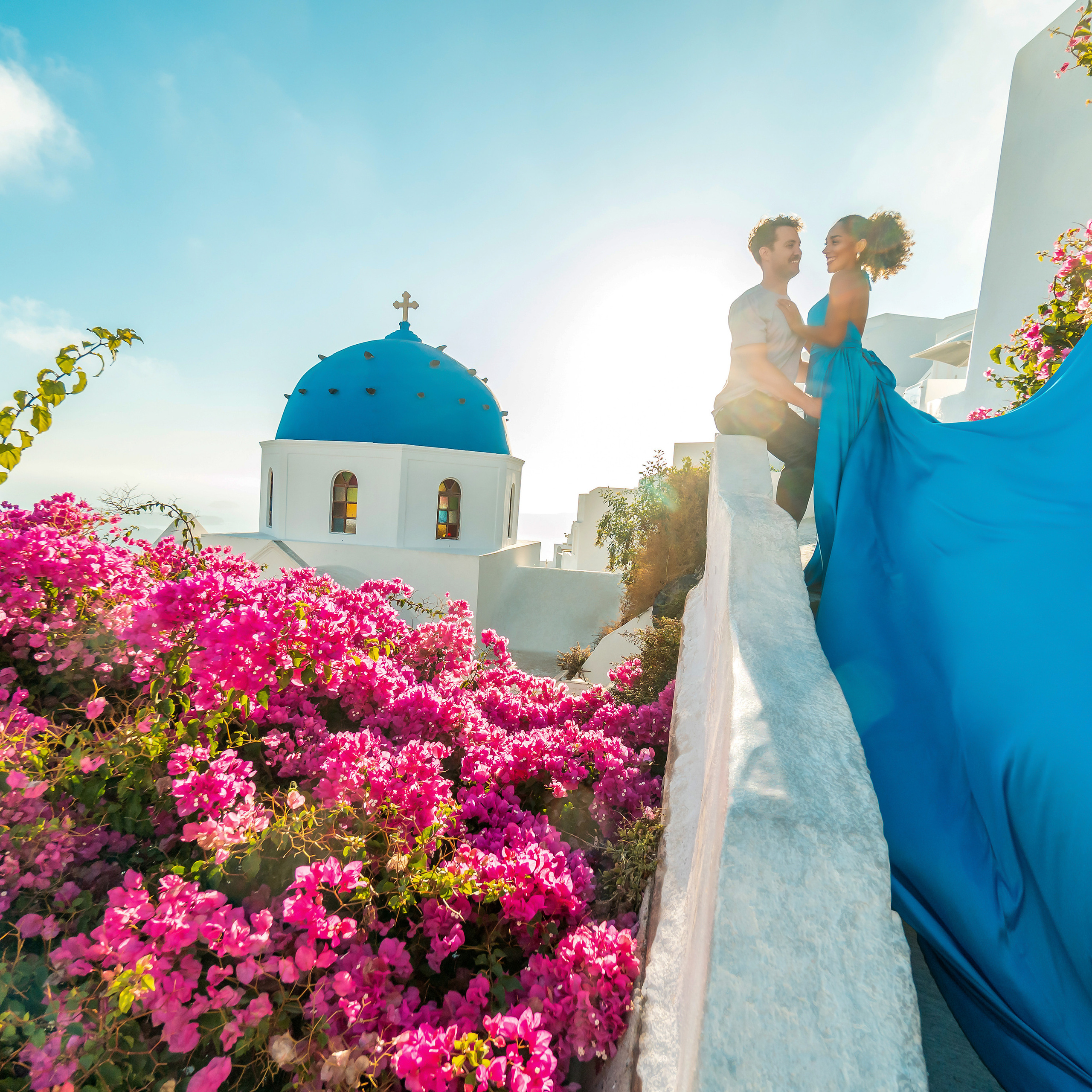 The Perfect Evening: A&nbsp;Sunset Photo Shoot in&nbsp;Imerovigli, Santorini