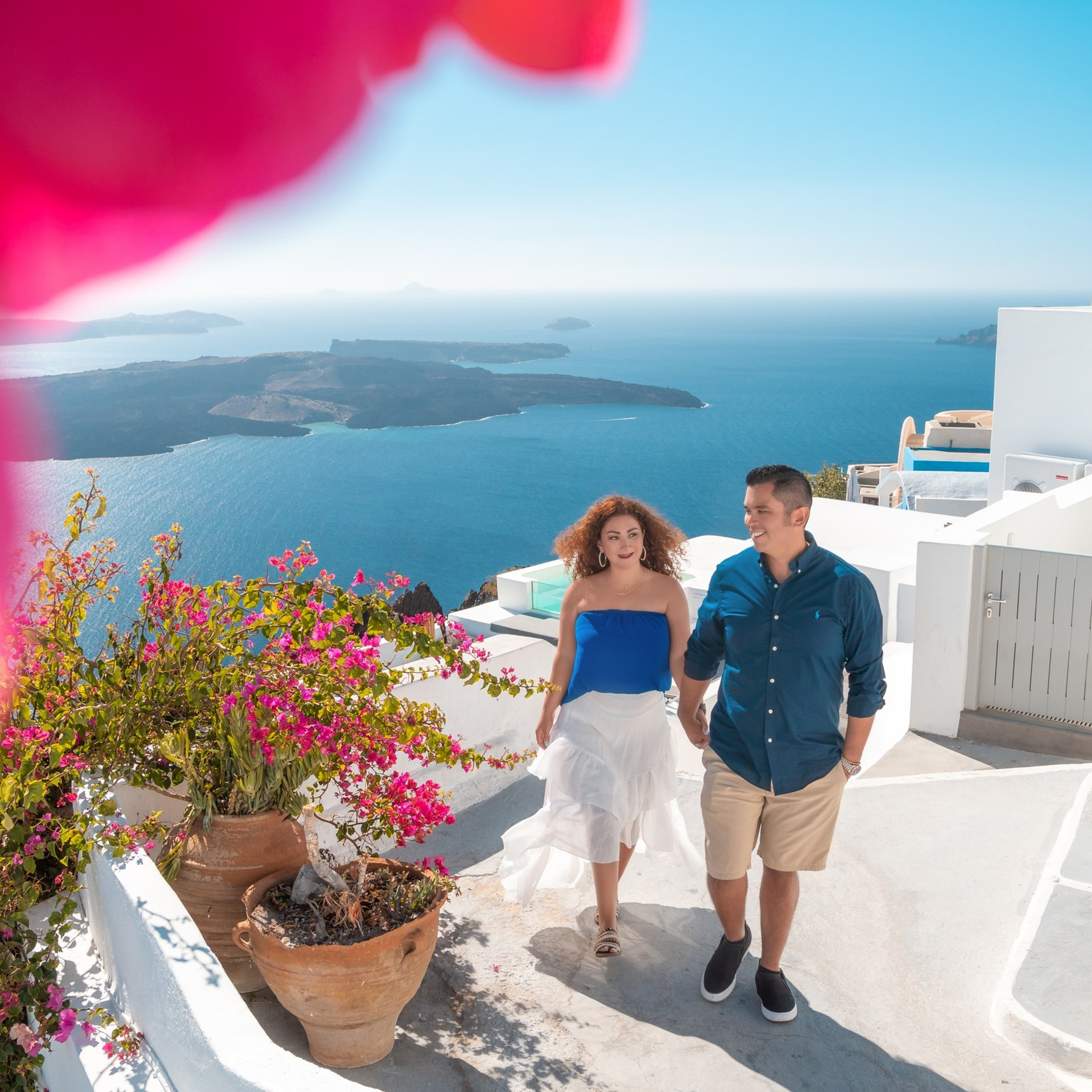 Imerovigli, Santorini photoshooting