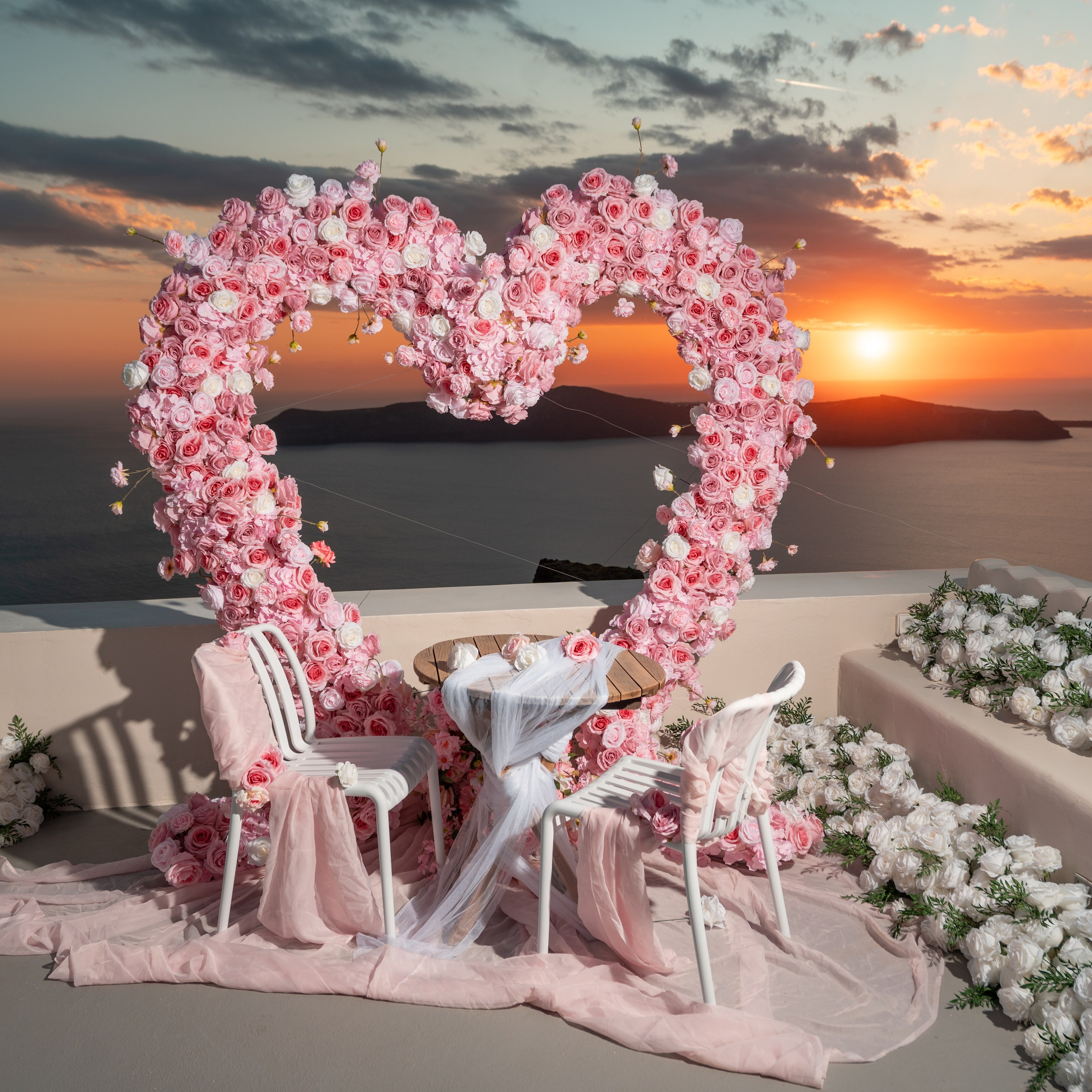 Hotel for wedding events, proposals from Imerovigli