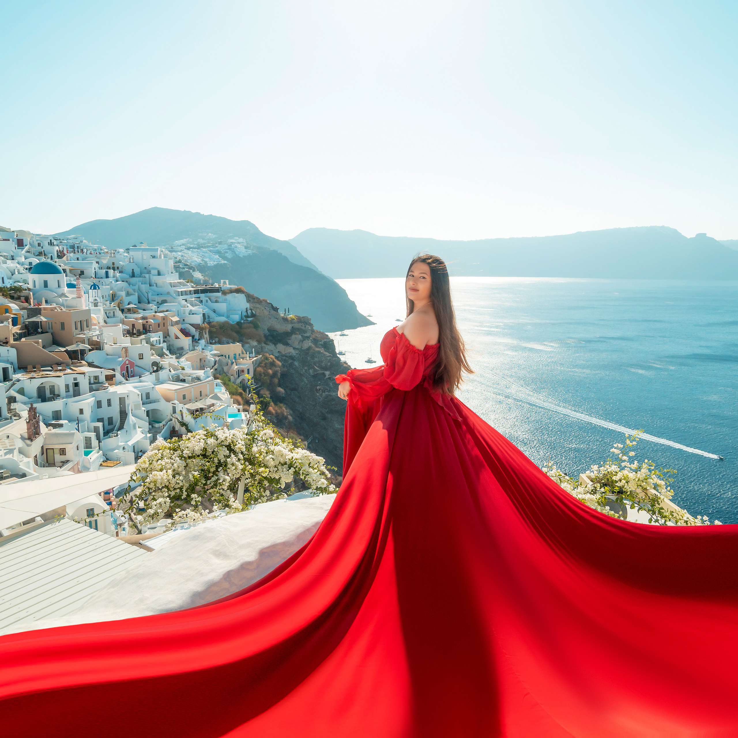 Photoshoot family with flying dress :)