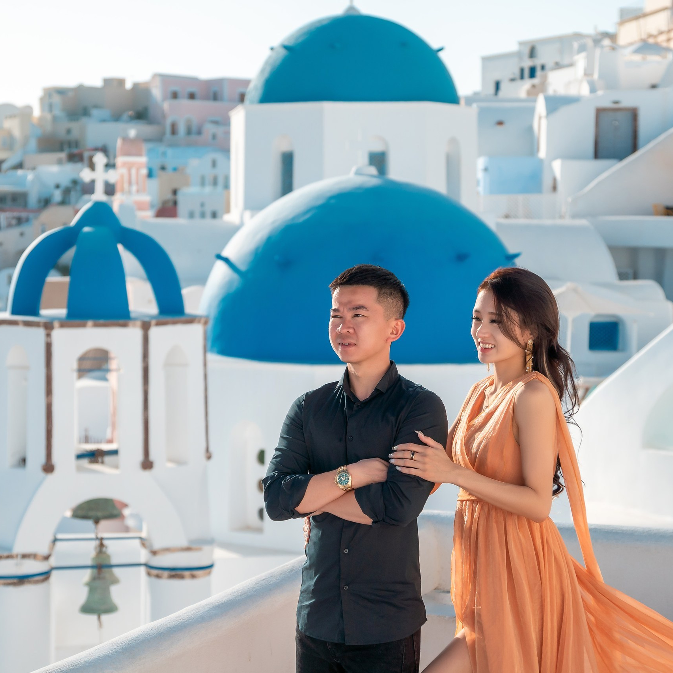 Photoshooting in&nbsp;Santorini, Oia